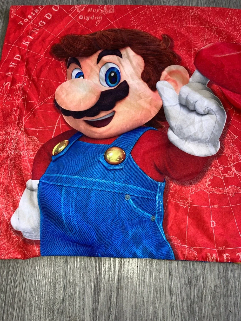 NINTENDO Super Mario Odyssey Red and Blue Character Pillowcase Standard